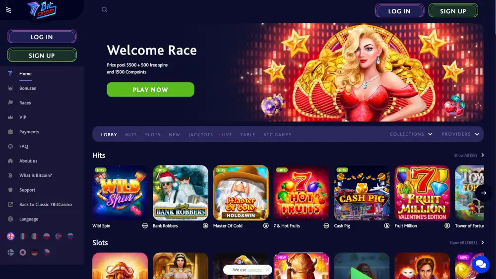 7Bit Online Casino Site