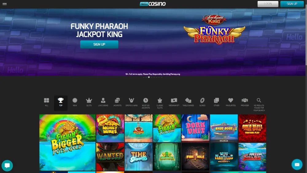Hello Online Casino Site