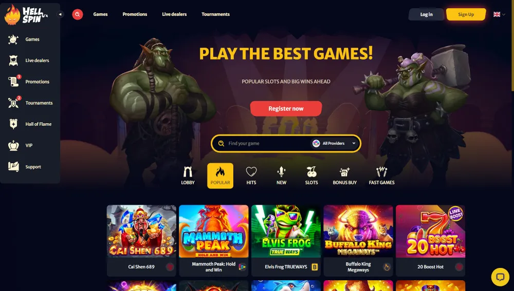 Hell Spin Online Casino Site