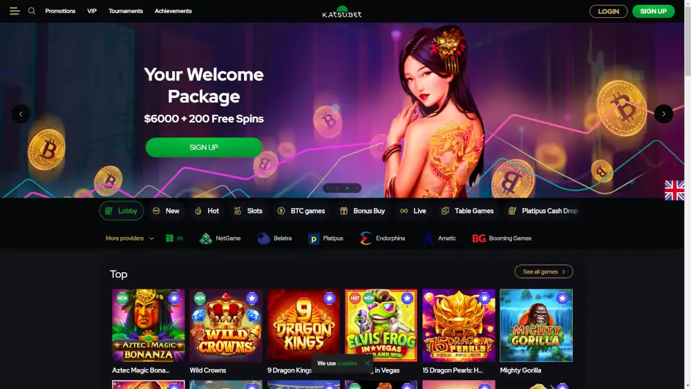 KatsuBet Online Casino Site