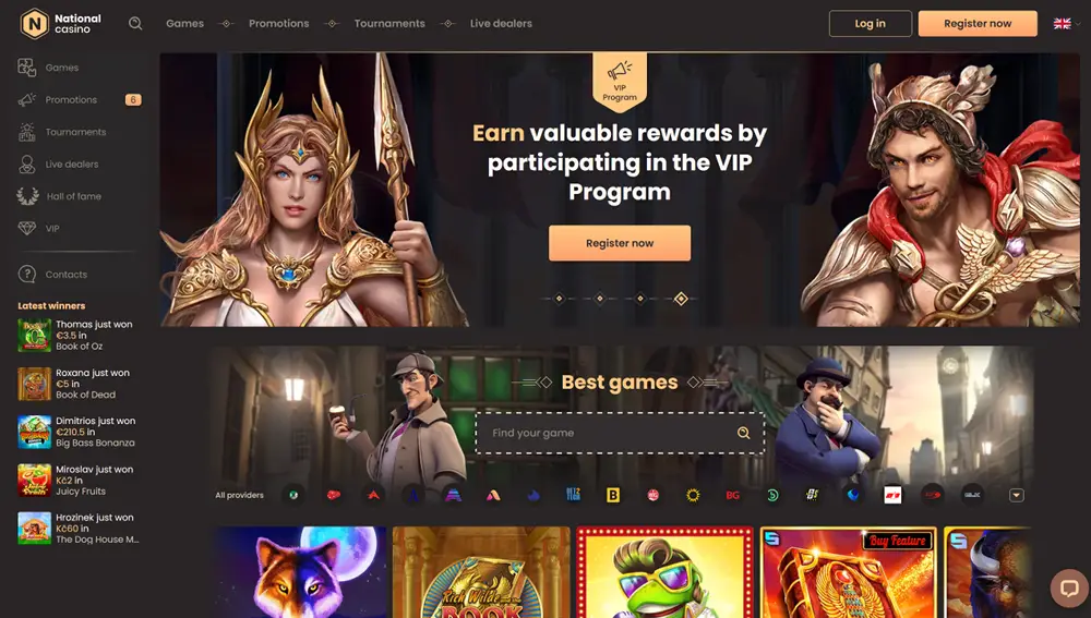 National Online Casino Site