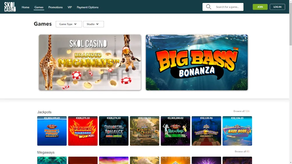 Skol Online Casino Site