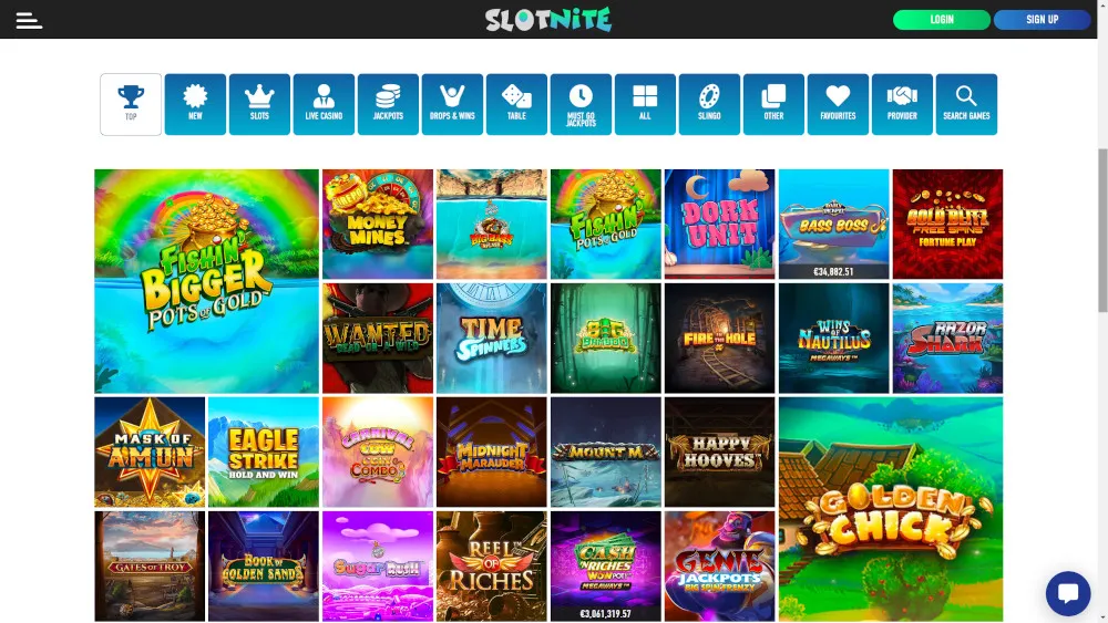 Slotnite Online Casino Site