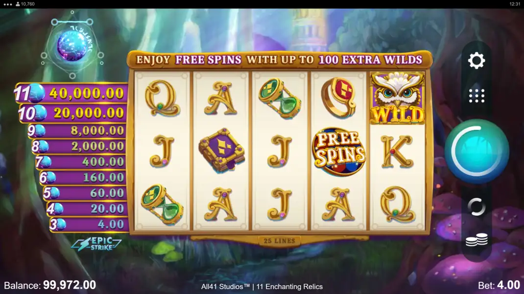 11 Enchanting Relics Slot Demo