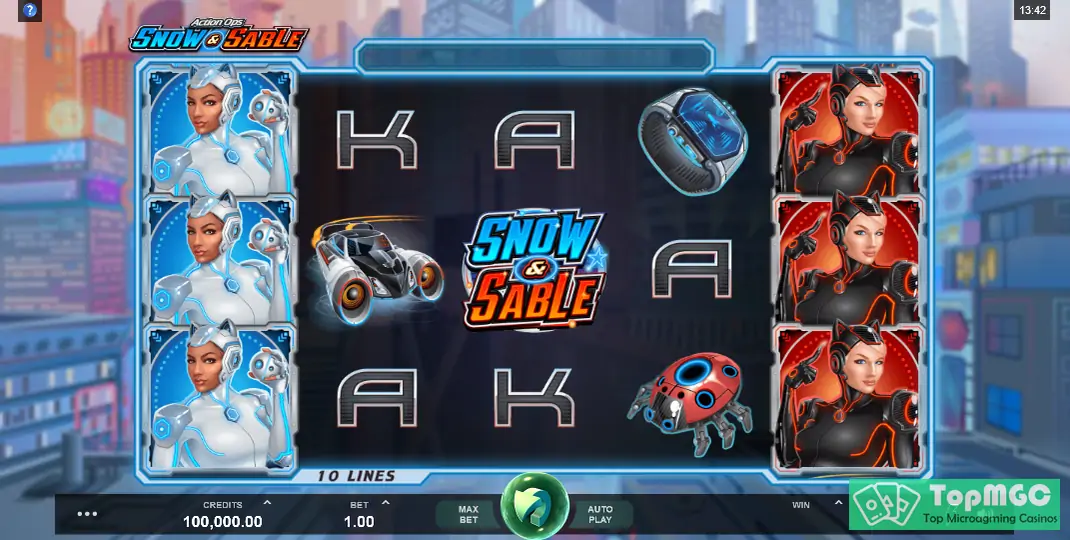 Action Ops: Snow & Sable Slot Demo