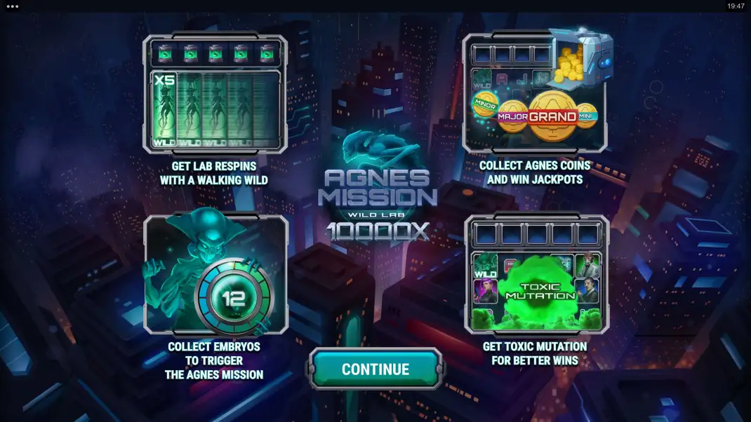 Agnes Mission Wild Lab Slot Demo