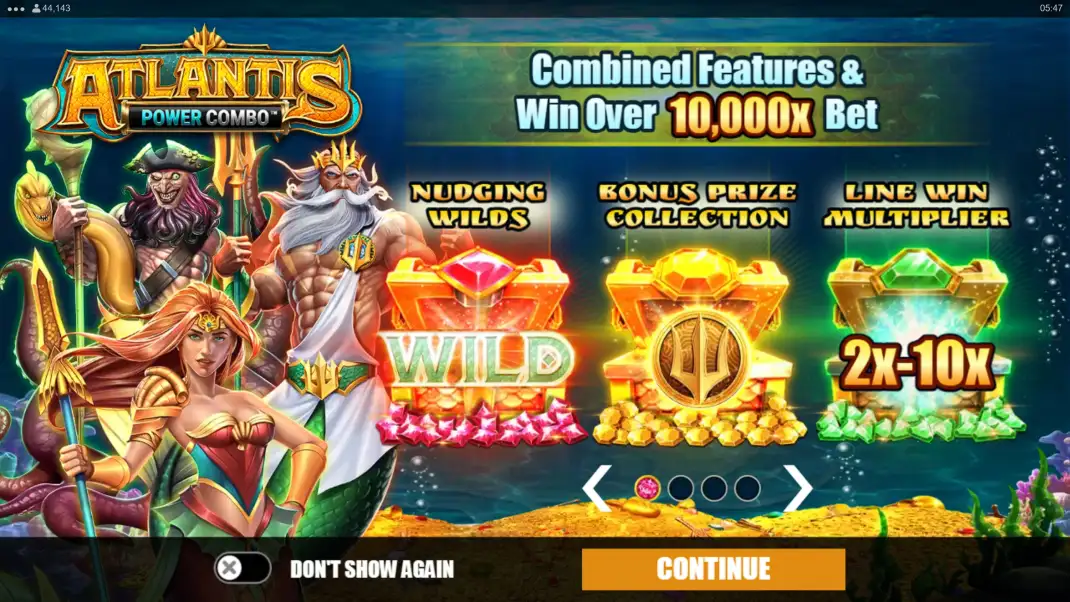 Atlantis Power Combo Slot Demo