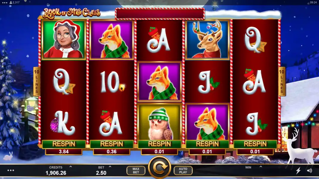 Book of Mrs Claus Slot Demo