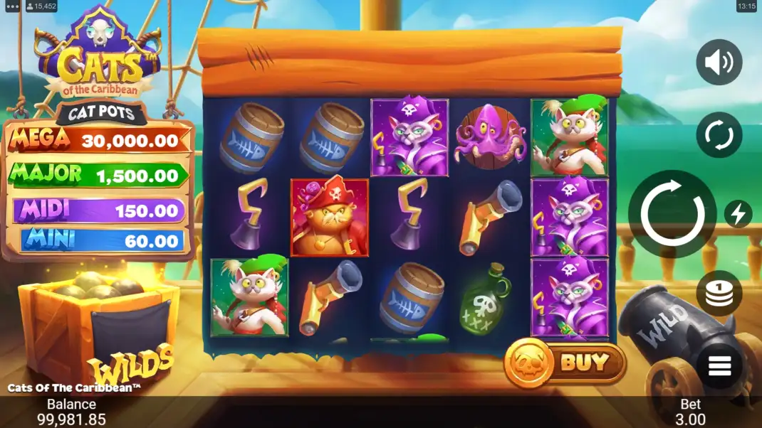 Cats of the Caribbean Slot Demo