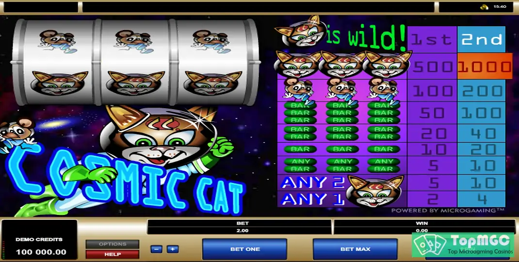 Cosmic Cat Slot Demo