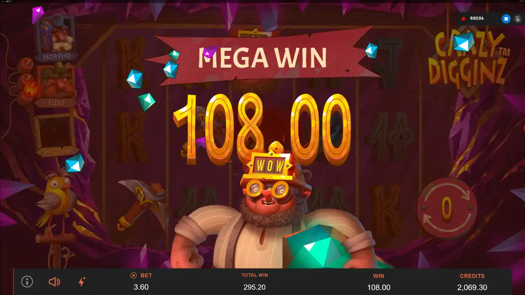 Crazy Digginz: Its All Mine Slot Demo
