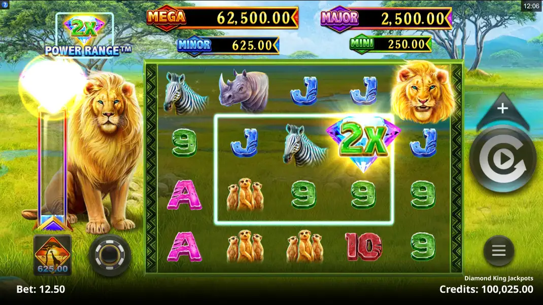 Diamond King Jackpots  Slot Demo