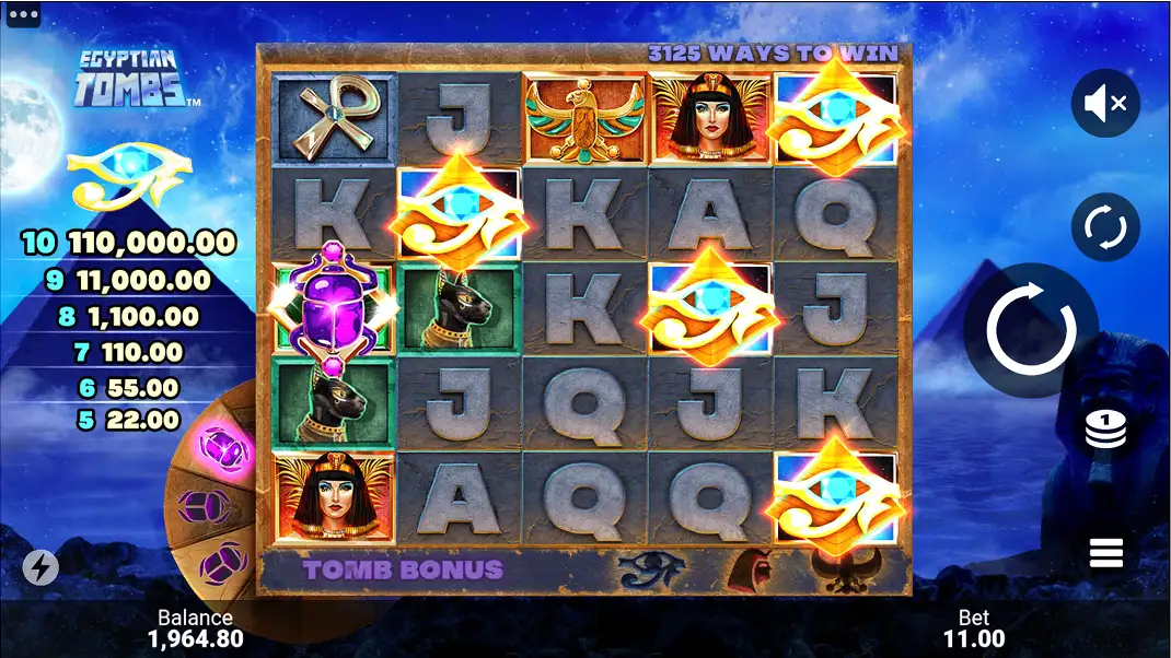 Egyptian Tombs Slot Demo