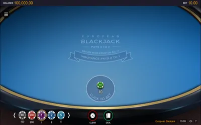 European Blackjack Switch Small Image