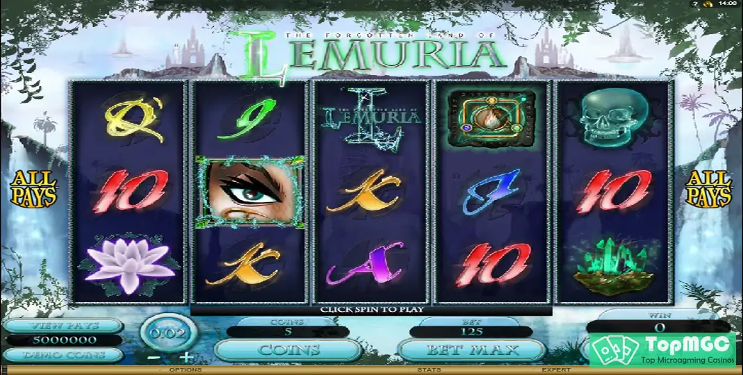 The Land of Lemuria Slot Demo