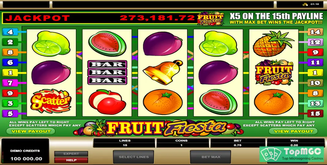 Fruit Fiesta 5-Reel Slot Demo