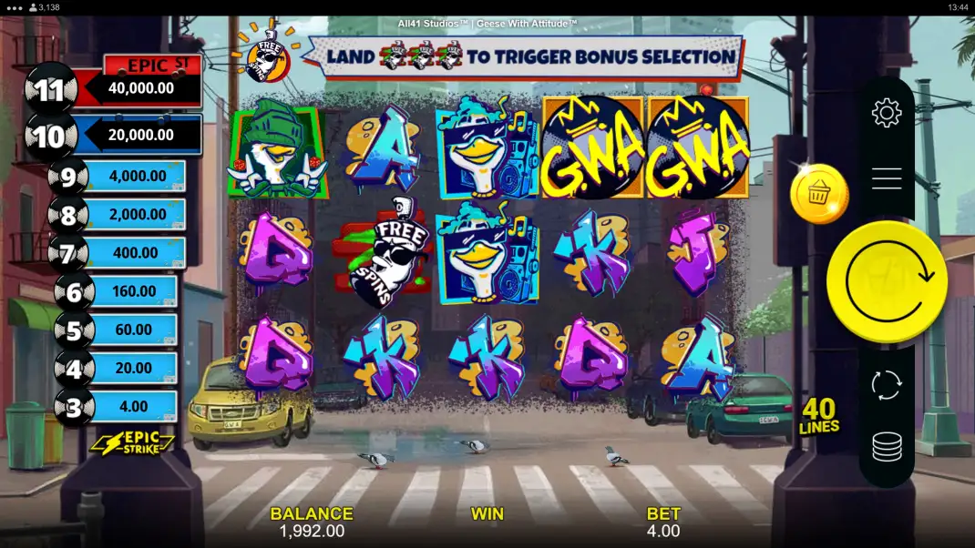 Geese With Attitude Slot Demo