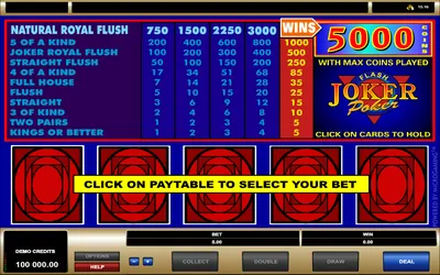 Joker Poker Video Poker Small Image
