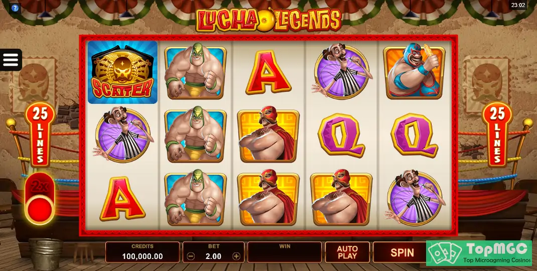 Lucha Legends Slot Demo