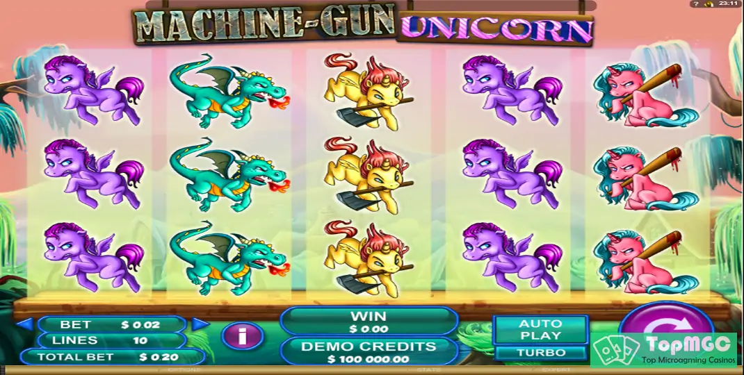 Machine Gun Unicorn Slot Demo