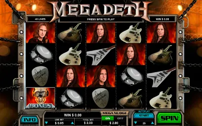 Megadeth Slot Icon