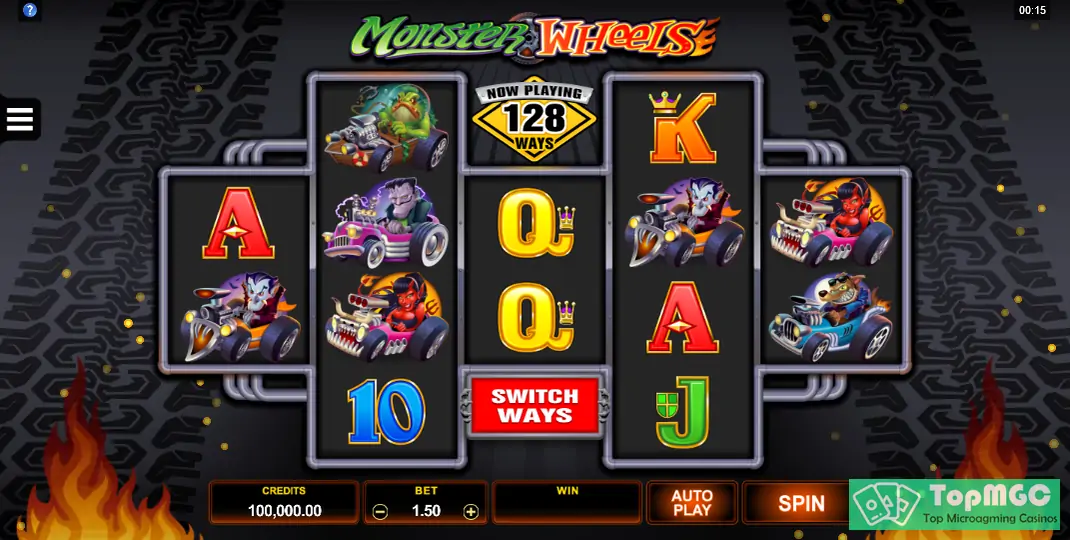Monster Wheels Slot Demo