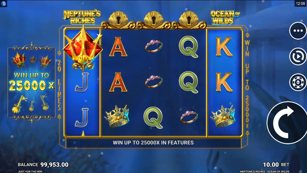 Neptune’s Riches: Ocean of Wilds Slot Demo