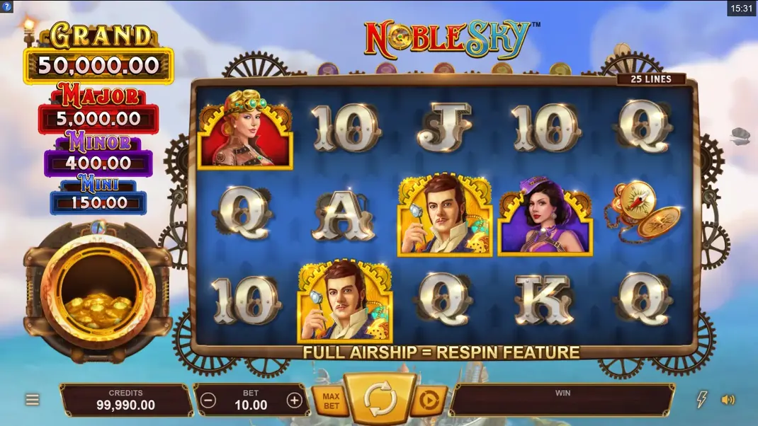 Noble Sky Slot Demo