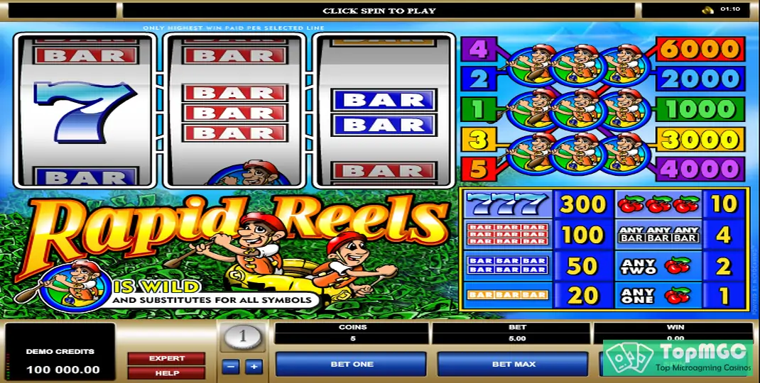 Rapid Reels Slot Demo