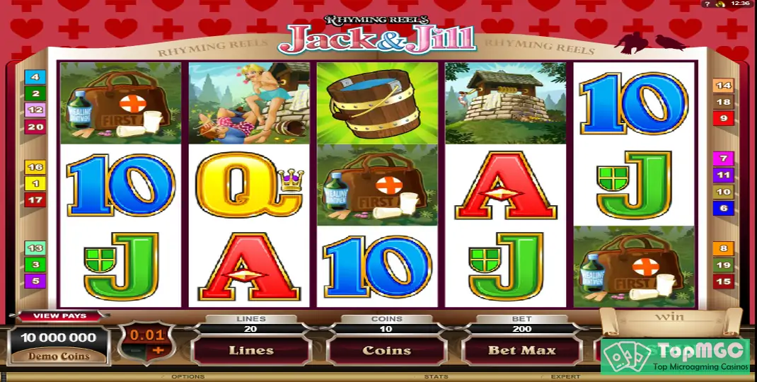 Rhyming Reels - Jack & Jill Slot Demo