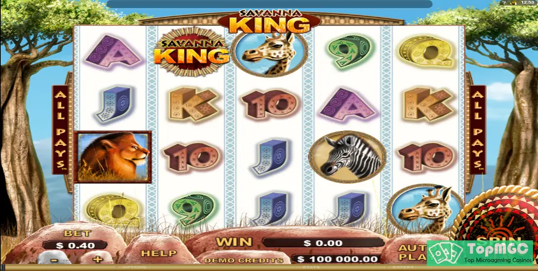 Savanna King Slot Demo