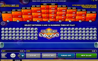 Super Bonus Bingo Small Image