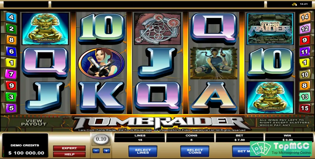 Tomb Raider Slot Demo