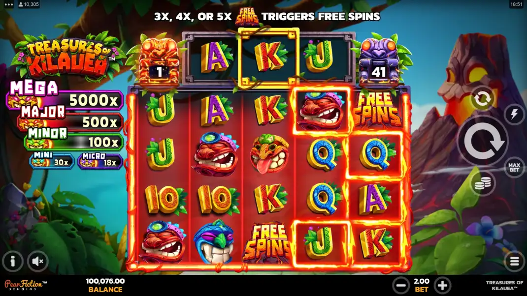 Treasures of Kilauea Slot Demo