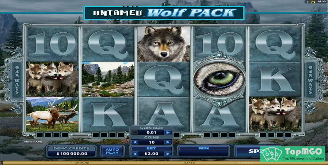 Untamed: Wolf Pack Slot Demo
