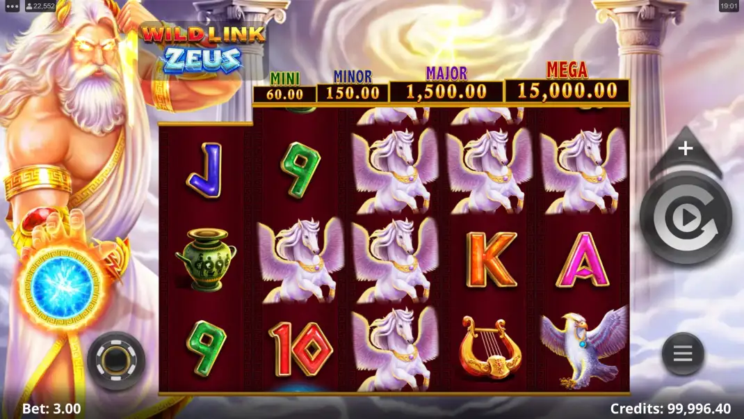 Wild Link Zeus Slot Demo