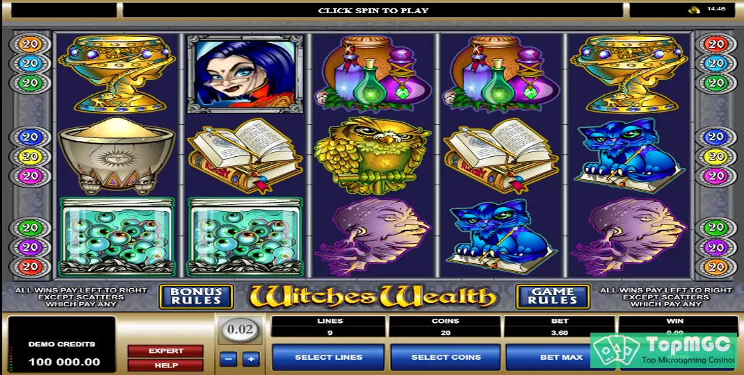 Witches Wealth Slot Demo