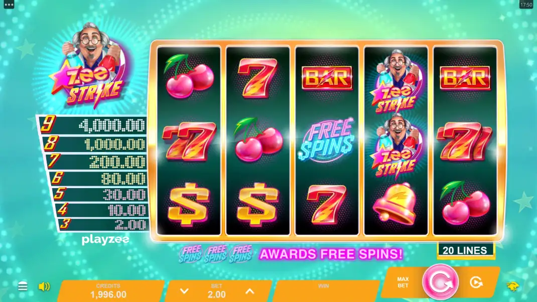 Zee Strike Slot Demo