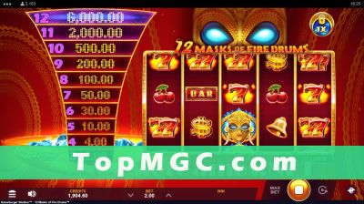 12 Masks of Fire Drums slot