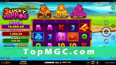 3 Lucky Hippos 2 slot