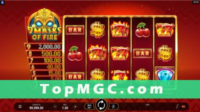 9 Masks of Fire slot