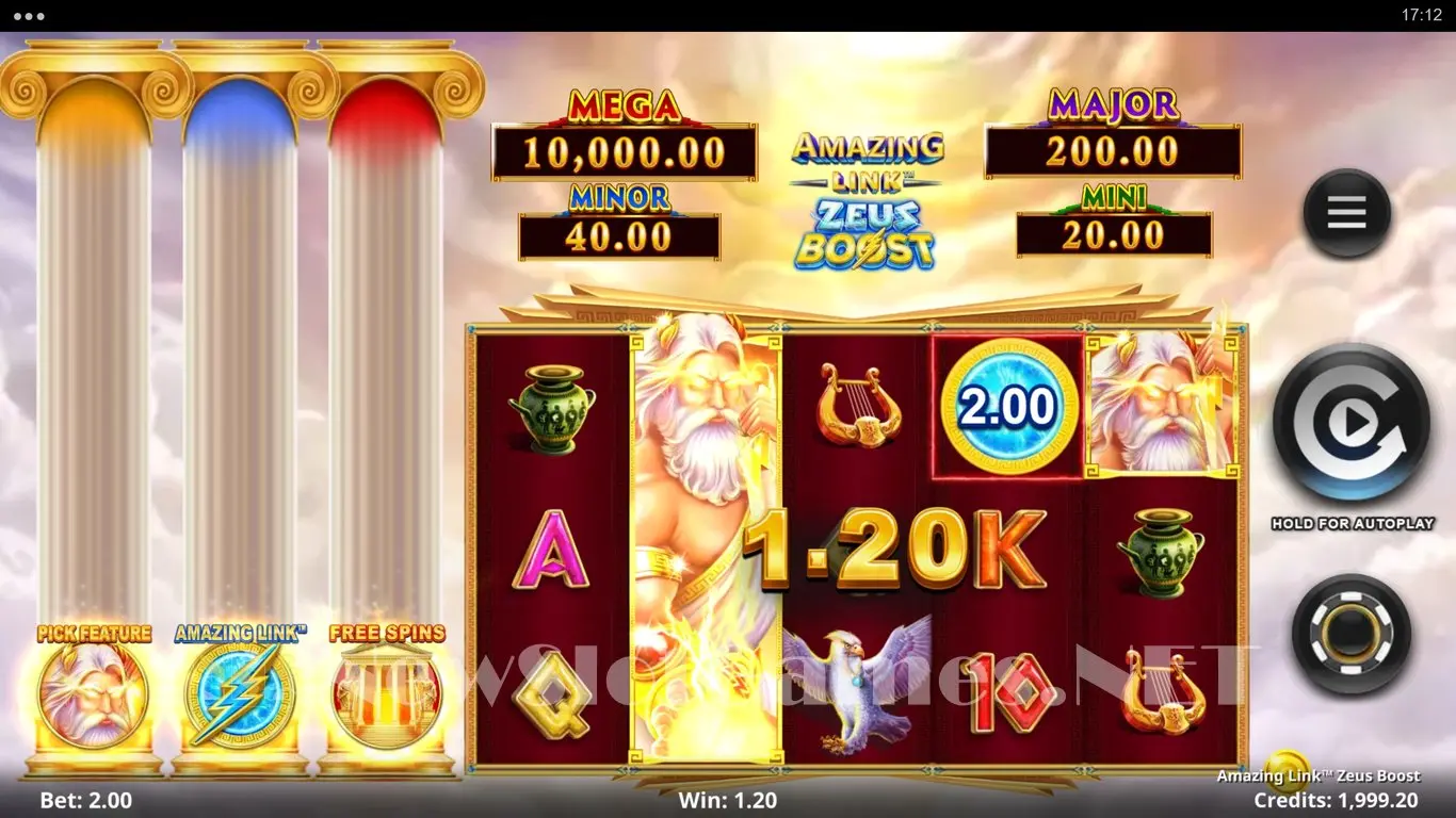 Amazing Link Zeus Boost slot