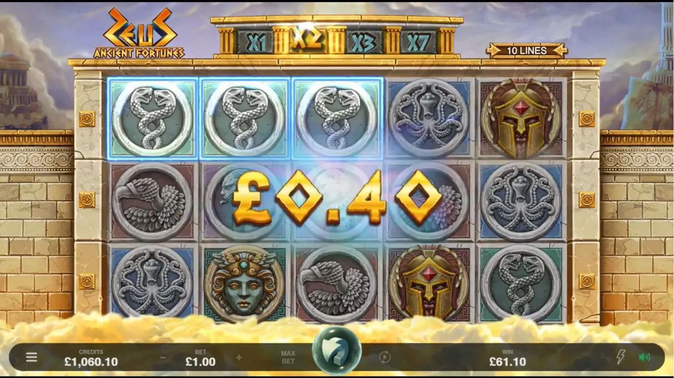 Ancient Fortunes: Zeus slot
