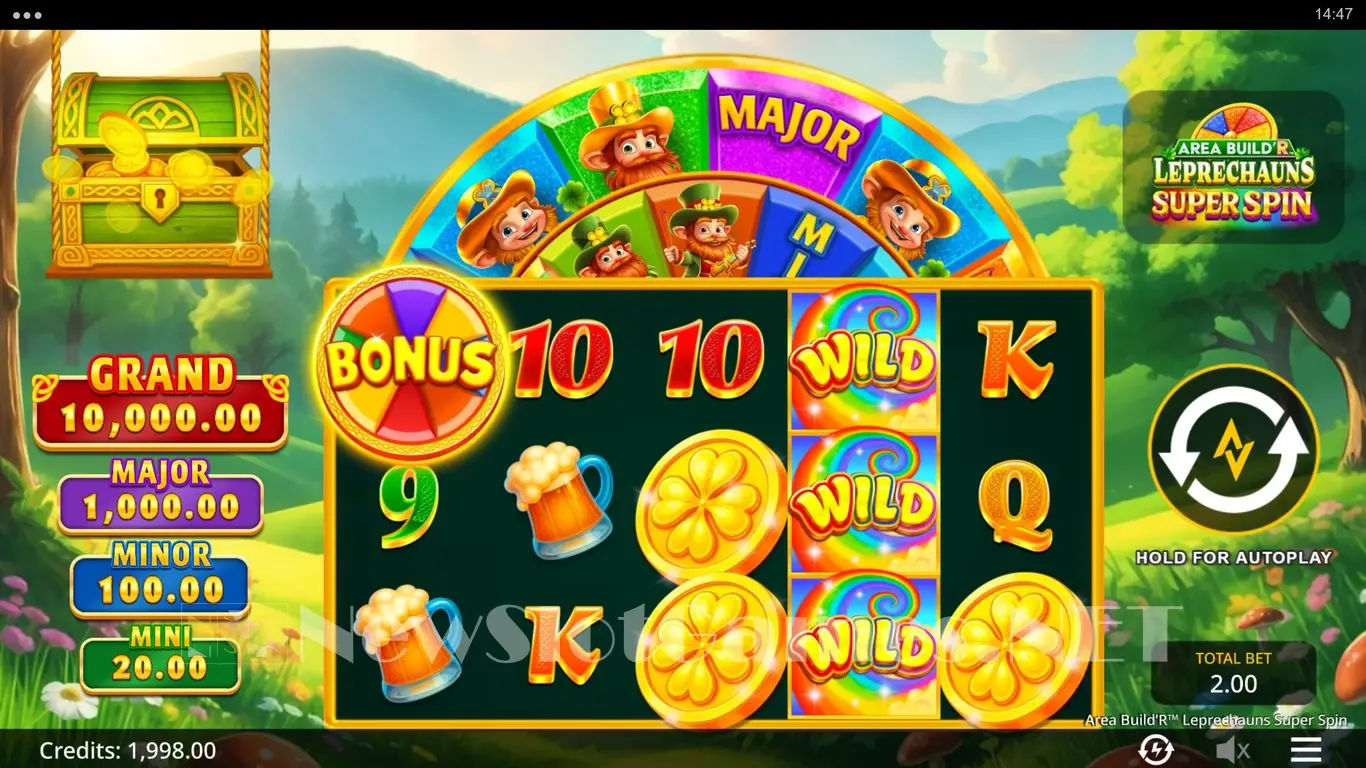 Area BuildR Leprechauns Super Spin slot