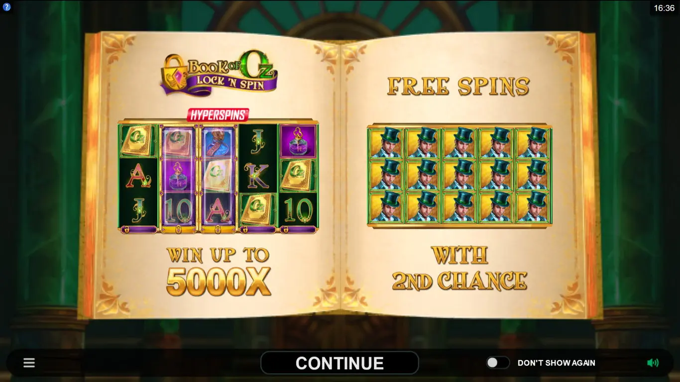 Book of Oz: Lock N Spin slot