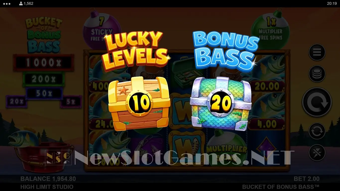 Bucket of Bonus Bass slot