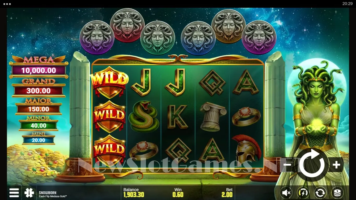 Cash Flip Medusa Gold slot