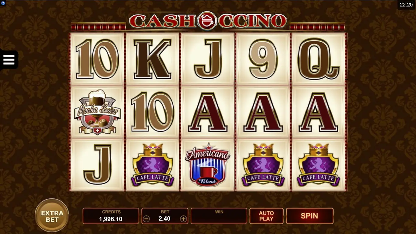Cashoccino slot