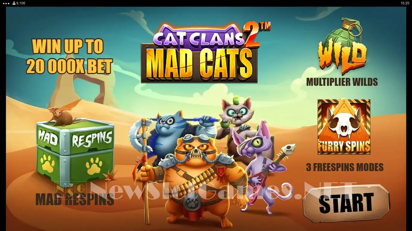 Cat Clans 2 Mad Cats slot