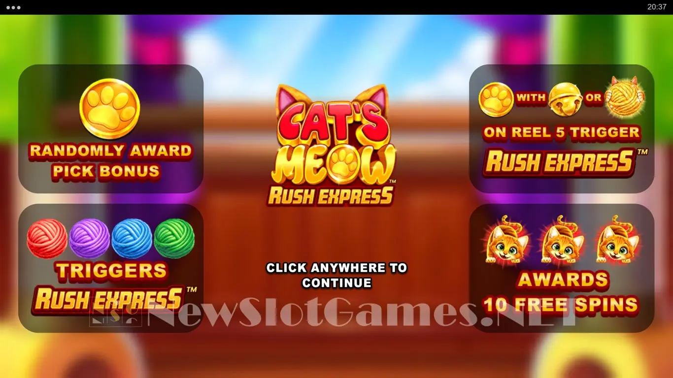 Cats Meow Rush Express slot